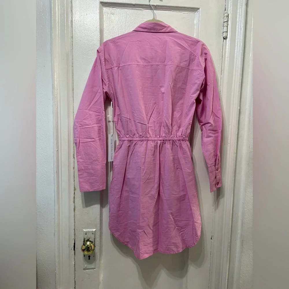 Young Fabulous & Broke Pink Button-Up Dress